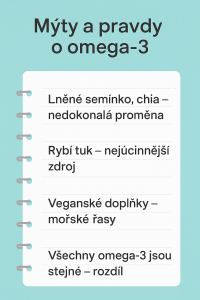 mýty a pravdy o omega-3